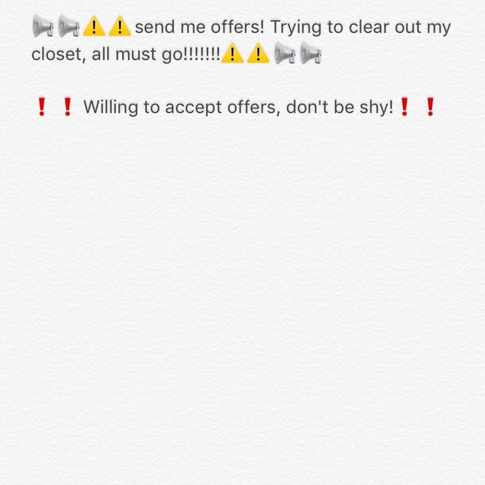 Make me offers!!